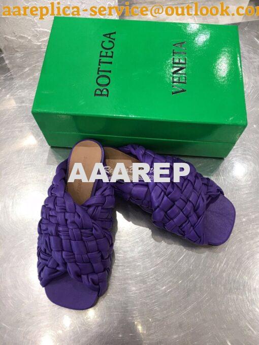 Replica Bottega Veneta BV Board Sandals 631935 Purple