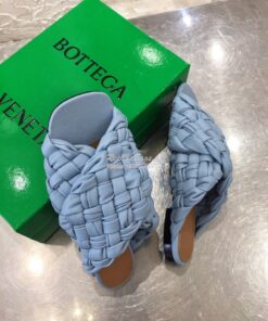 Replica Bottega Veneta BV Board Sandals 631935 BabyBlue 2