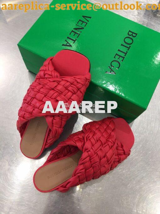 Replica Bottega Veneta BV Board Sandals 631935 Red 3