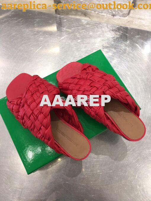 Replica Bottega Veneta BV Board Sandals 631935 Red 5