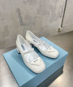 Replica Prada Brushed Leather Pumps 1I768M 2