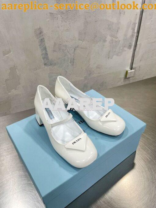 Replica Prada Brushed Leather Pumps 1I768M 2