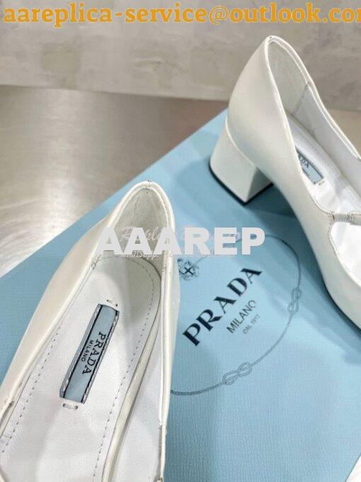 Replica Prada Brushed Leather Pumps 1I768M 8