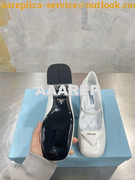 Replica Prada Brushed Leather Pumps 1I768M 9