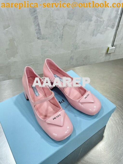 Replica Prada Brushed Leather Pumps 1I768M 10