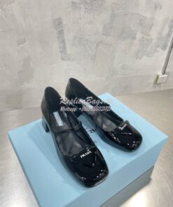 Replica Prada Patent Leather Pumps 1I768M