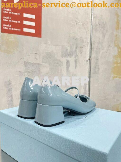 Replica Prada Brushed Leather Pumps 1I768M 18