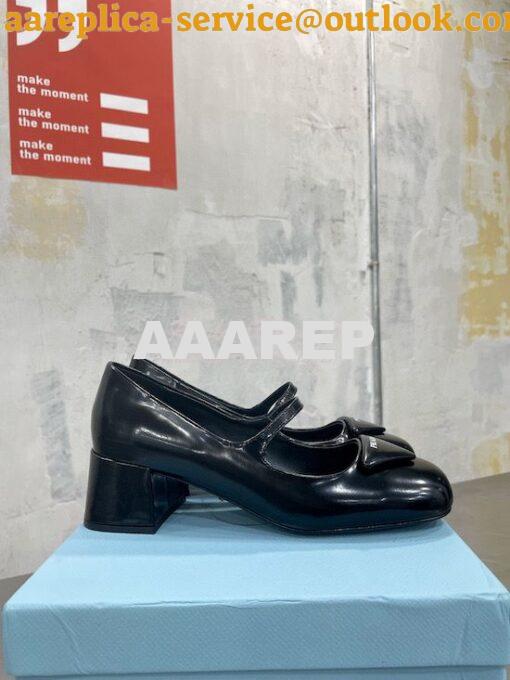 Replica Prada Brushed Leather Pumps 1I768M 22