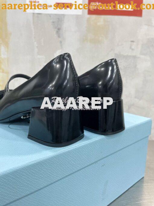 Replica Prada Brushed Leather Pumps 1I768M 25