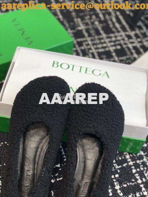 Replica Bottega Veneta BV Atomic Ballerina Flat in Shearling 740729V 8