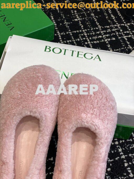 Replica Bottega Veneta BV Atomic Ballerina Flat in Shearling 740729V 24