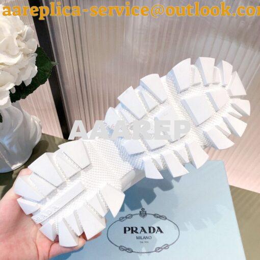 Replica Prada Cloudbust Thunder Sneakers Men/ Female 2TG180 White 9