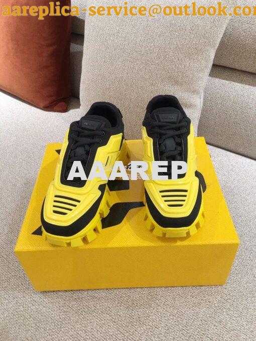 Replica Prada Cloudbust Thunder Sneakers Men Female 1E819L Yellow