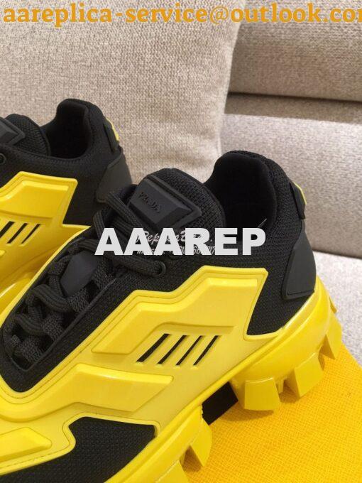 Replica Prada Cloudbust Thunder Sneakers Men Female 1E819L Yellow 6