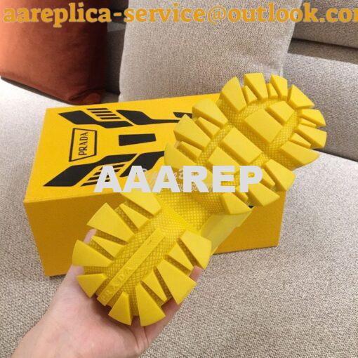 Replica Prada Cloudbust Thunder Sneakers Men Female 1E819L Yellow 8