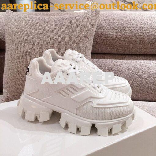 Replica Prada Cloudbust Thunder Sneakers Men Female 1E819L White