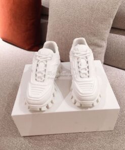 Replica Prada Cloudbust Thunder Sneakers Men Female 1E819L White 2