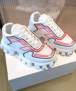 Replica Prada Cloudbust Thunder Sneakers Men Female 2EG293 White 2