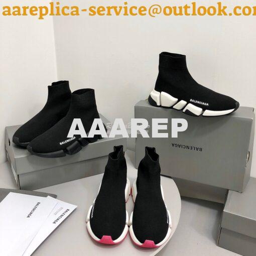 Replica Balenciaga Speed 2.0 Sneaker 617196 Black MC