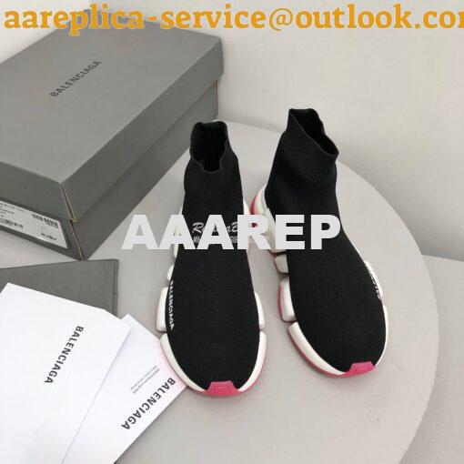 Replica Balenciaga Speed 2.0 Sneaker 617196 Black MC 2