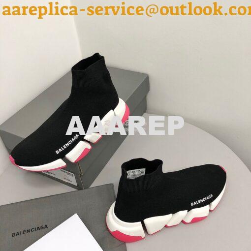 Replica Balenciaga Speed 2.0 Sneaker 617196 Black MC 3