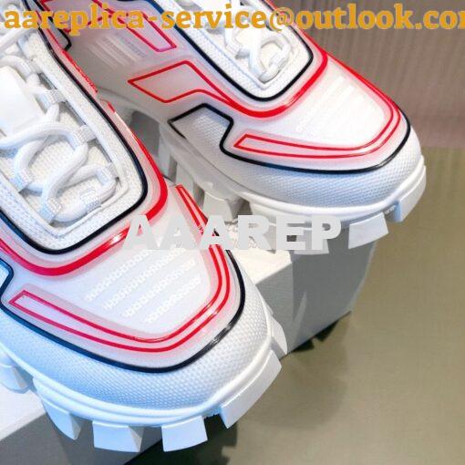 Replica Prada Cloudbust Thunder Sneakers Men Female 2EG293 White 6