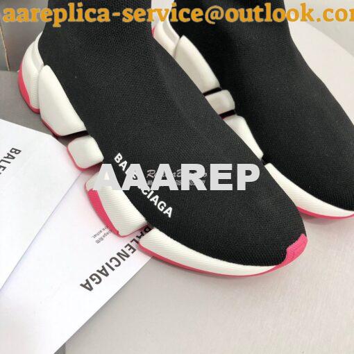 Replica Balenciaga Speed 2.0 Sneaker 617196 Black MC 5