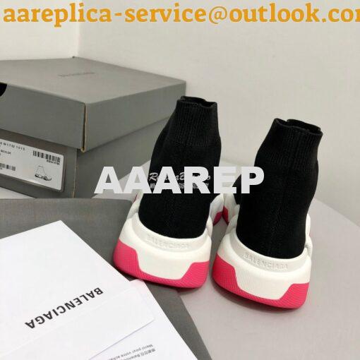 Replica Balenciaga Speed 2.0 Sneaker 617196 Black MC 9