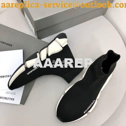 Replica Balenciaga Speed 2.0 Sneaker 617196 Black White 3