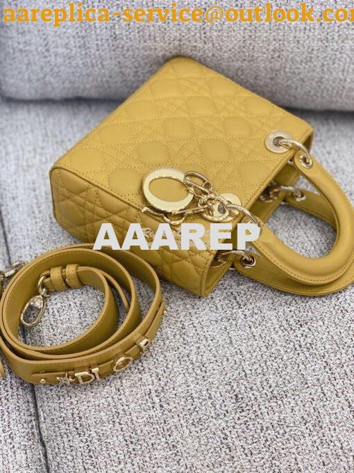 Replica Dior My ABCdior Lady Dior Bag M0538 Yellow 7