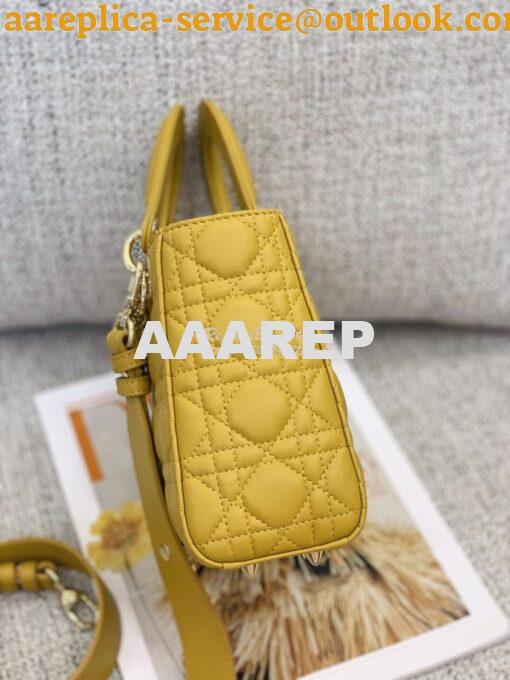 Replica Dior My ABCdior Lady Dior Bag M0538 Yellow 8