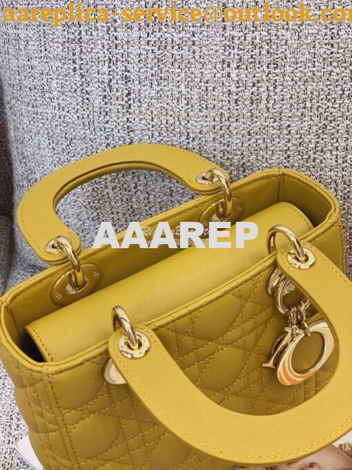 Replica Dior My ABCdior Lady Dior Bag M0538 Yellow 9