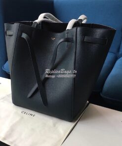 Replica Celine Small Cabas Phantom In Soft Grained Calfskin 189023 Nav 2