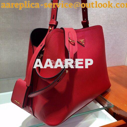 Replica Prada Matinée Handbag 1BA249 Red 2