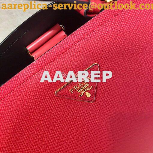 Replica Prada Matinée Handbag 1BA249 Red 4