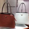 Replica Prada Double Medium Saffiano Leather Bag 1ba212 Black 11