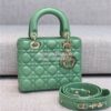 Replica Christian Dior Lady Dior Quilted in Lambskin Leather Bag Minty 3