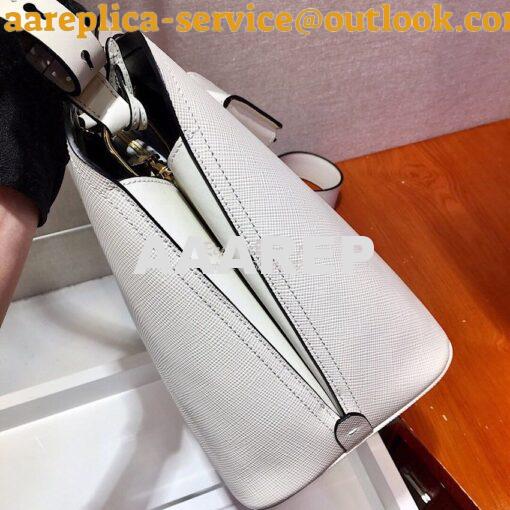 Replica Prada Matinée Handbag 1BA249 White 6