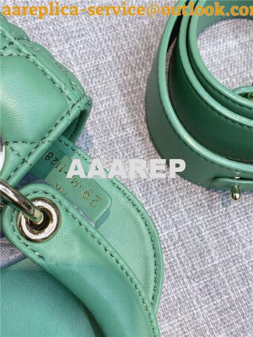 Replica Dior My ABCdior Lady Dior Bag M0538 Minty 11