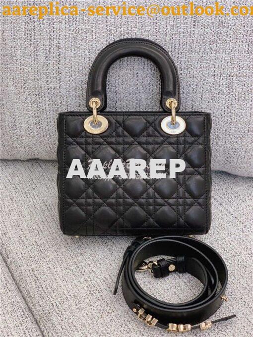 Replica Dior My ABCdior Lady Dior Bag M0538 Black 2