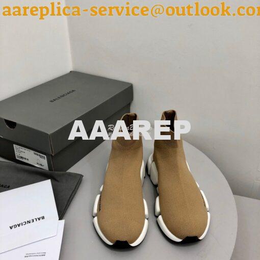 Replica Balenciaga Speed 2.0 Sneaker 617196 Beige