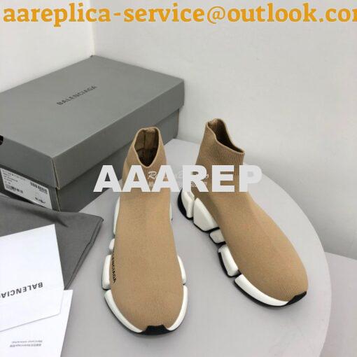 Replica Balenciaga Speed 2.0 Sneaker 617196 Beige 3