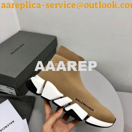 Replica Balenciaga Speed 2.0 Sneaker 617196 Beige 5