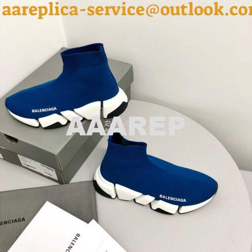 Replica Balenciaga Speed 2.0 Sneaker 617196 Blue 4