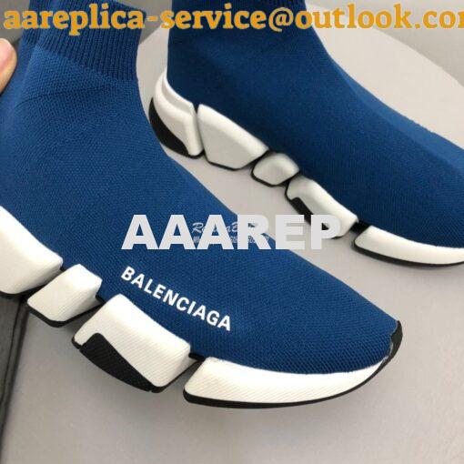 Replica Balenciaga Speed 2.0 Sneaker 617196 Blue 5