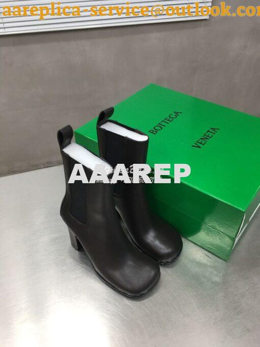 Replica Bottega Veneta BV Storm Leather Chelsea boots 677271 Fondant 2