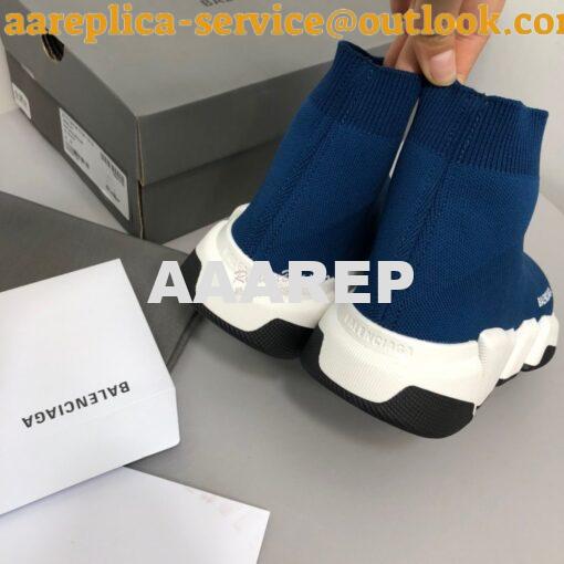 Replica Balenciaga Speed 2.0 Sneaker 617196 Blue 7