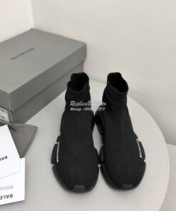 Replica Balenciaga Speed 2.0 Sneaker 617196 Black 2