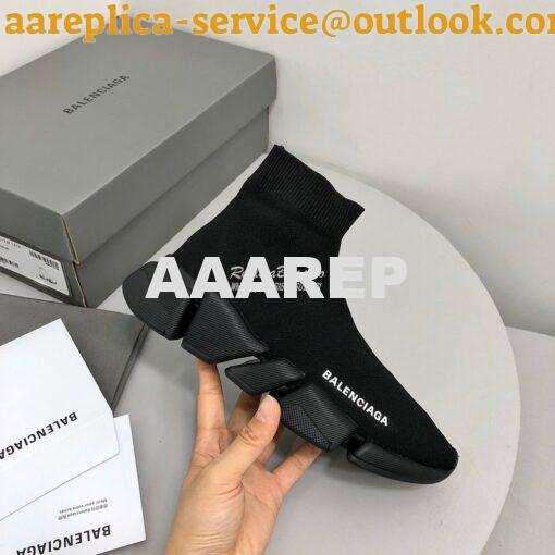 Replica Balenciaga Speed 2.0 Sneaker 617196 Black 5