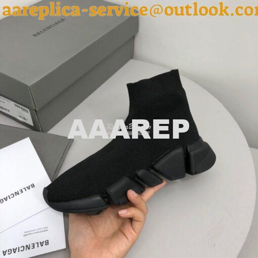 Replica Balenciaga Speed 2.0 Sneaker 617196 Black 6